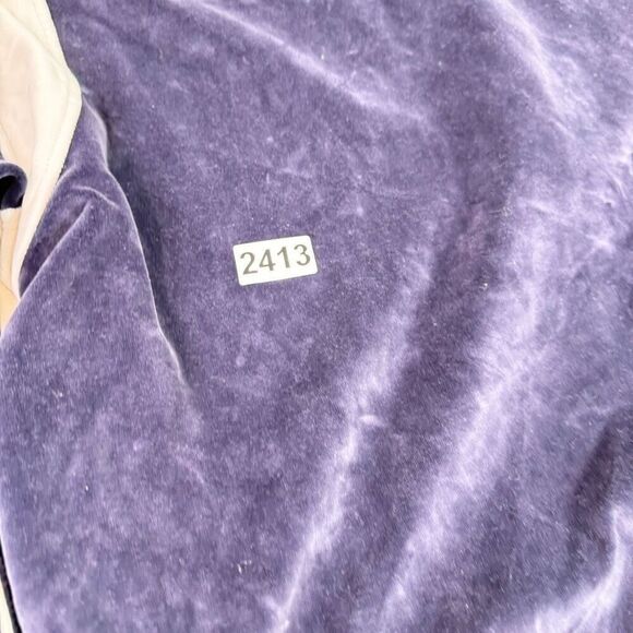 Vintage Y2K Phys Sci Velour Tracksuit Jacket Mens Medium & Blue Grunge Hip Hop - Picture 8 of 8